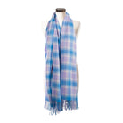 Dunedin Cashmere Stole Borwick/Lilac Blue - Heritage Of Scotland - BORWICK/LILAC BLUE