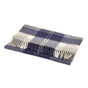 Edinburgh 100% Cashmere Wide Scarf Bannockbane Silver - Heritage Of Scotland - BANNOCKBANE SILVER