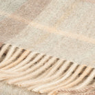 Edinburgh 100% Cashmere Wide Scarf Mackellar Natural - Heritage Of Scotland - MACKELLAR NATURAL