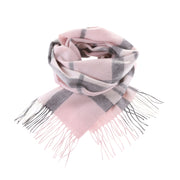 Edinburgh 100% Cashmere Wide Scarf Thomson Pink - Heritage Of Scotland - THOMSON PINK