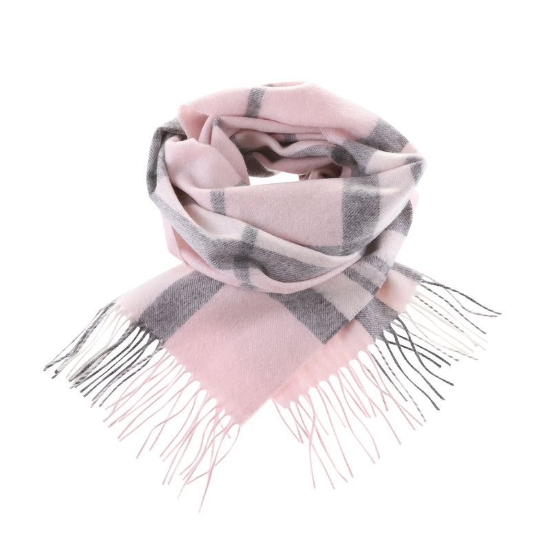Edinburgh 100% Cashmere Wide Scarf Thomson Pink - Heritage Of Scotland - THOMSON PINK