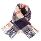 Edinburgh 100% Lambswool Scarf Bannockbane Navy - Heritage Of Scotland - BANNOCKBANE NAVY