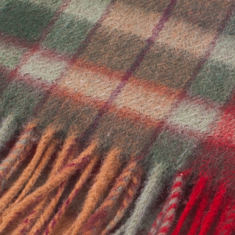 Edinburgh 100% Lambswool Scarf Buchanan Autumn - Heritage Of Scotland - BUCHANAN AUTUMN