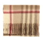 Edinburgh 100% Lambswool Scarf Chequer Shrimp (24530) - Heritage Of Scotland - CHEQUER SHRIMP (24530)