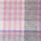 Edinburgh 100% Lambswool Scarf Chequer Tartan Beige/Rose - Heritage Of Scotland - CHEQUER TARTAN BEIGE/ROSE