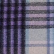 Edinburgh 100% Lambswool Scarf Chequer Tartan Purple - Heritage Of Scotland - CHEQUER TARTAN PURPLE