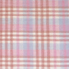 Edinburgh 100% Lambswool Scarf Cluster Gingham 27622 Lilac/Pink/White - Heritage Of Scotland - CLUSTER GINGHAM 27622 LILAC/PINK/WHITE