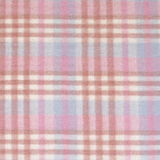 Edinburgh 100% Lambswool Scarf Cluster Gingham 27622 Lilac/Pink/White - Heritage Of Scotland - CLUSTER GINGHAM 27622 LILAC/PINK/WHITE
