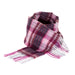 Edinburgh 100% Lambswool Scarf Cluster Gingham 27627 Astral/Berry - Heritage Of Scotland - CLUSTER GINGHAM 27627 ASTRAL/BERRY