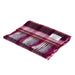 Edinburgh 100% Lambswool Scarf Cluster Gingham 27627 Astral/Berry - Heritage Of Scotland - CLUSTER GINGHAM 27627 ASTRAL/BERRY