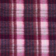 Edinburgh 100% Lambswool Scarf Cluster Gingham 27627 Astral/Berry - Heritage Of Scotland - CLUSTER GINGHAM 27627 ASTRAL/BERRY