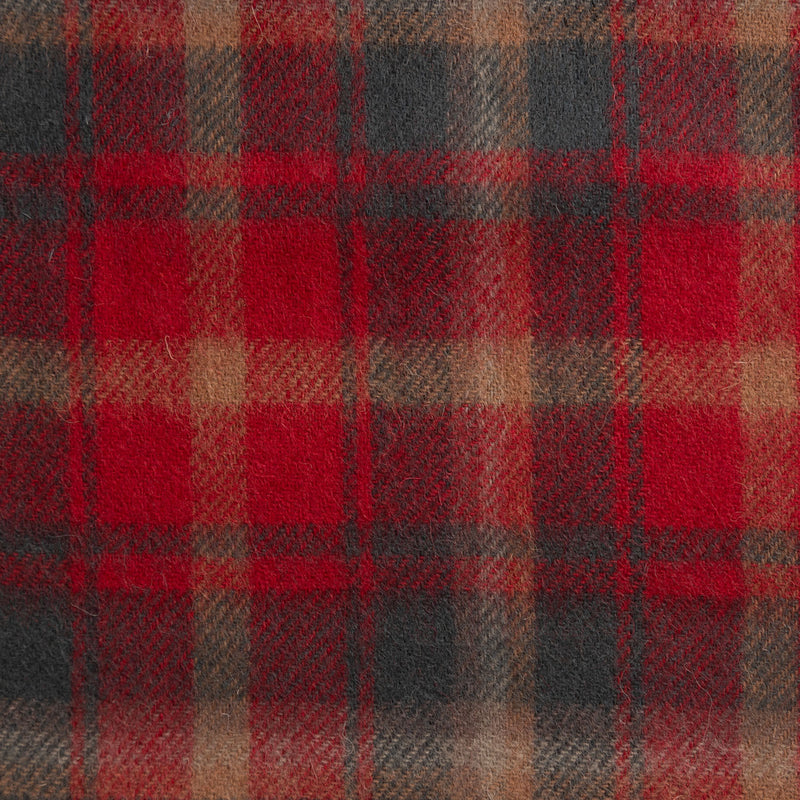 Edinburgh 100% Lambswool Scarf Dark Maple - Heritage Of Scotland - DARK MAPLE