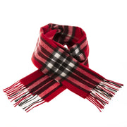 Edinburgh 100% Lambswool Scarf Enlarged Off Ctr Scotty Thom Red - Heritage Of Scotland - ENLARGED OFF CTR SCOTTY THOM RED