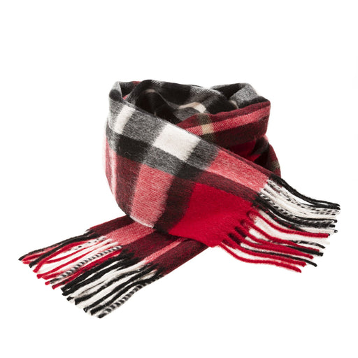 Edinburgh 100% Lambswool Scarf Exploded Scotty Thomson Red - Heritage Of Scotland - EXPLODED SCOTTY THOMSON RED