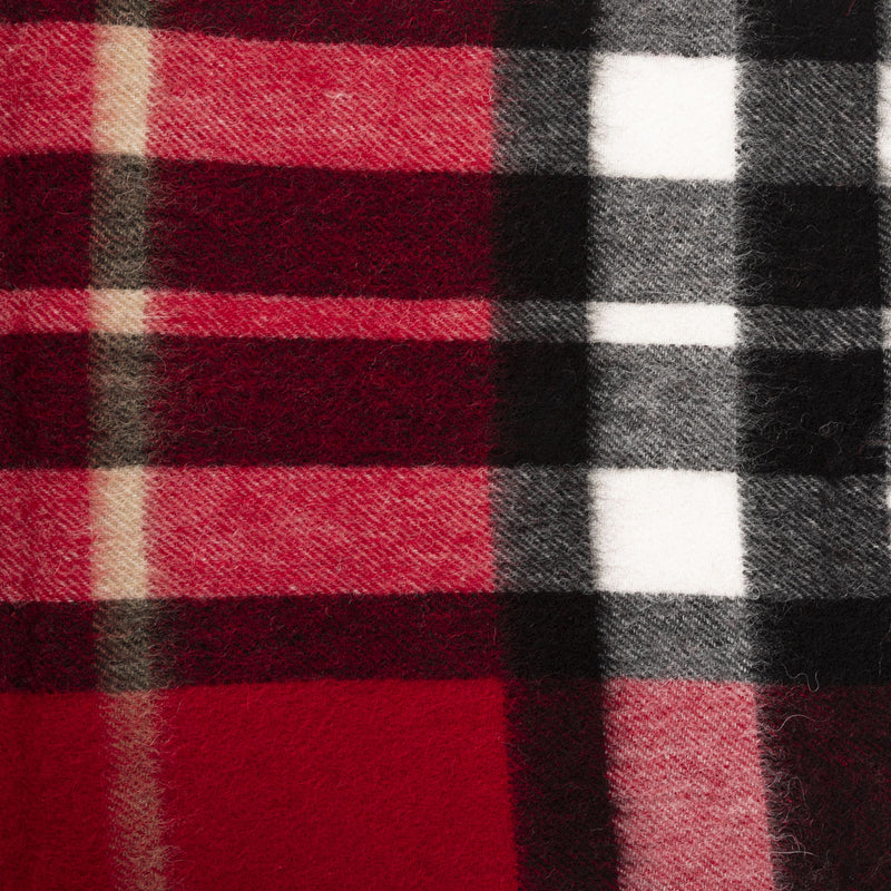 Edinburgh 100% Lambswool Scarf Exploded Scotty Thomson Red - Heritage Of Scotland - EXPLODED SCOTTY THOMSON RED