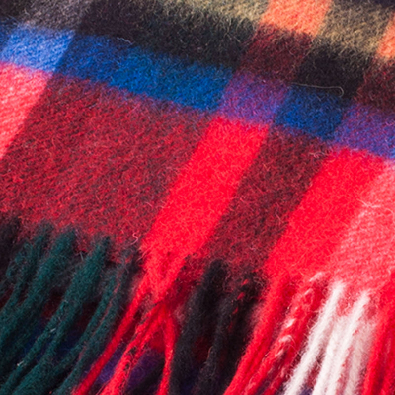 Edinburgh 100% Lambswool Scarf Exploded Stewart Royal - Heritage Of Scotland - EXPLODED STEWART ROYAL