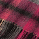 Edinburgh 100% Lambswool Scarf Graded Block Check - Dress Black - Heritage Of Scotland - GRADED BLOCK CHECK - DRESS BLACK