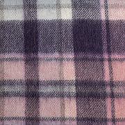 Edinburgh 100% Lambswool Scarf Henold - Blackberry/Blue/Camellia - Heritage Of Scotland - HENOLD - BLACKBERRY/BLUE/CAMELLIA