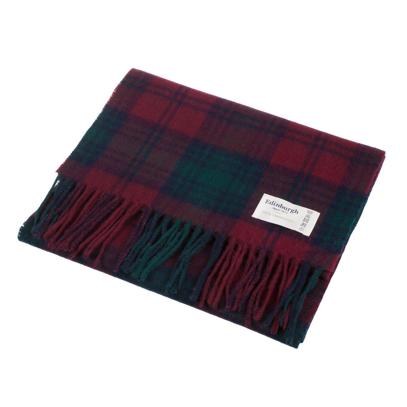 Edinburgh 100% Lambswool Scarf Lindsay - Heritage Of Scotland - LINDSAY