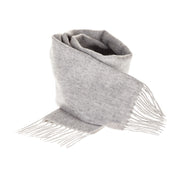 Edinburgh 100% Lambswool Scarf Oyster Grey - Heritage Of Scotland - OYSTER GREY