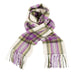 Edinburgh 100% Lambswool Scarf Purple Stewart - Optical/Chive - Heritage Of Scotland - PURPLE STEWART - OPTICAL/CHIVE