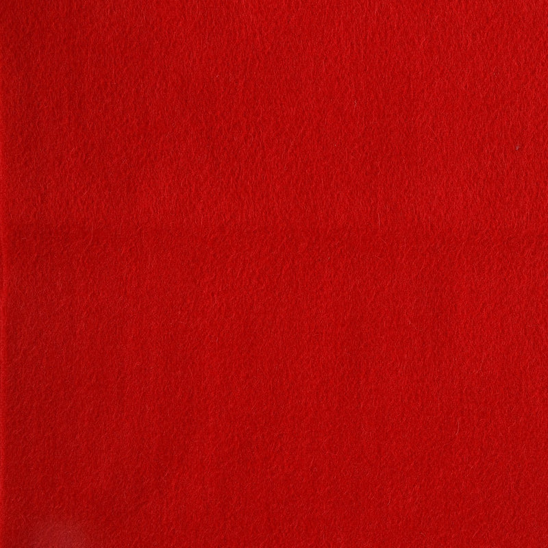 Edinburgh 100% Lambswool Scarf Red Rouge - Heritage Of Scotland - RED ROUGE