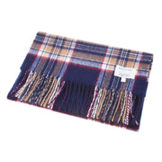 Edinburgh 100% Lambswool Scarf Stewart Navy - Heritage Of Scotland - STEWART NAVY