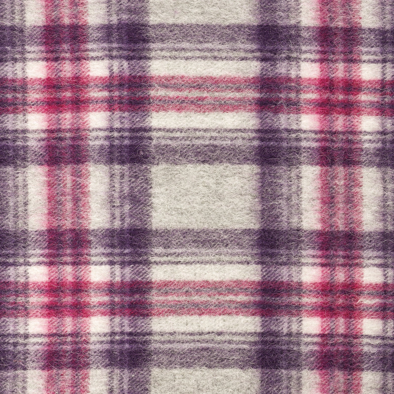 Edinburgh 100% Lambswool Scarf Stewart Purple - Heritage Of Scotland - STEWART PURPLE