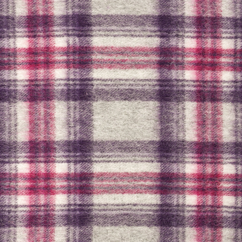 Edinburgh 100% Lambswool Scarf Stewart Purple - Heritage Of Scotland - STEWART PURPLE