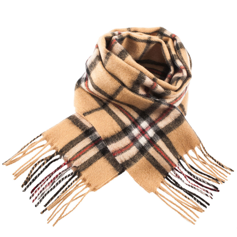 Edinburgh 100% Lambswool Scarf Thomson Camel - Heritage Of Scotland - THOMSON CAMEL