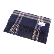 Edinburgh 100% Lambswool Scarf Thomson Navy - Heritage Of Scotland - THOMSON NAVY
