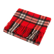 Edinburgh 100% Lambswool Scarf Thomson Red - Heritage Of Scotland - THOMSON RED