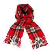 Edinburgh 100% Lambswool Scarf Thomson Red - Heritage Of Scotland - THOMSON RED