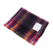 Edinburgh 100% Lambswool Tartan Scarf Deco Check Ginger - Heritage Of Scotland - DECO CHECK GINGER