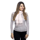 Edinburgh 100% Lambswool Tartan Scarf Light Pink - Heritage Of Scotland - LIGHT PINK
