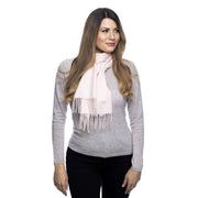 Edinburgh 100% Lambswool Tartan Scarf Light Pink - Heritage Of Scotland - LIGHT PINK