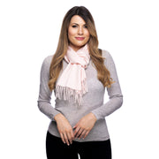 Edinburgh 100% Lambswool Tartan Scarf Light Pink - Heritage Of Scotland - LIGHT PINK