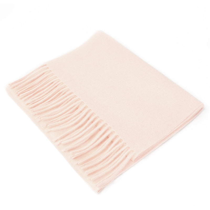 Edinburgh 100% Lambswool Tartan Scarf Light Pink - Heritage Of Scotland - LIGHT PINK