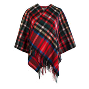 Edinburgh Cashmere Mini Cape Exploded Stewart Royal - Heritage Of Scotland - EXPLODED STEWART ROYAL