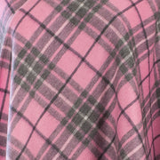 Edinburgh Cashmere Mini Cape Gresham/Pink-Derby - Heritage Of Scotland - GRESHAM/PINK-DERBY