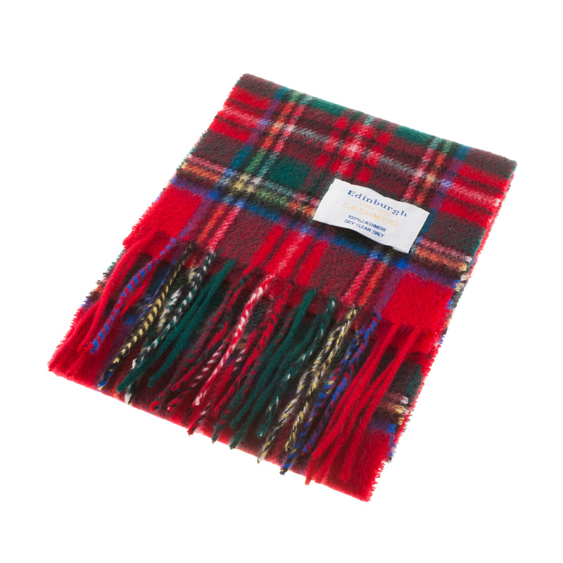 Edinburgh Cashmere Mini Scarf Stewart Royal - Heritage Of Scotland - STEWART ROYAL