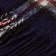 Edinburgh Cashmere Mini Scarf Thomson Navy - Heritage Of Scotland - THOMSON NAVY