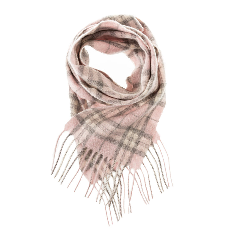 Edinburgh Cashmere Mini Scarf Thomson Pale Pink - Heritage Of Scotland - THOMSON PALE PINK
