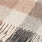 Edinburgh Cashmere Scarf 5 Square Tartan - Brown/Black - Heritage Of Scotland - 5 SQUARE TARTAN - BROWN/BLACK