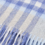 Edinburgh Cashmere Scarf Chequer Tartan - Glacier/Light Grey - Heritage Of Scotland - CHEQUER TARTAN - GLACIER/LIGHT GREY