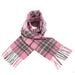 Edinburgh Cashmere Scarf Gresham/Pink-Derby - Heritage Of Scotland - GRESHAM/PINK-DERBY