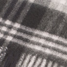 Edinburgh Cashmere Scarf Jk Check - Black/Silver - Heritage Of Scotland - JK CHECK - BLACK/SILVER