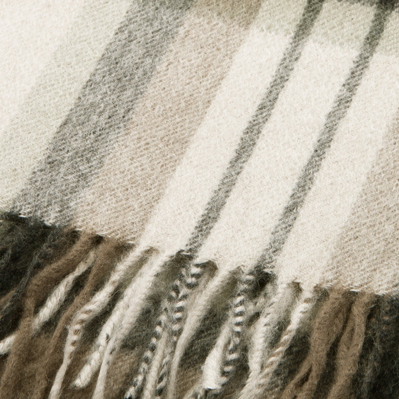 Edinburgh Cashmere Scarf Macduff Natural - Heritage Of Scotland - MACDUFF NATURAL