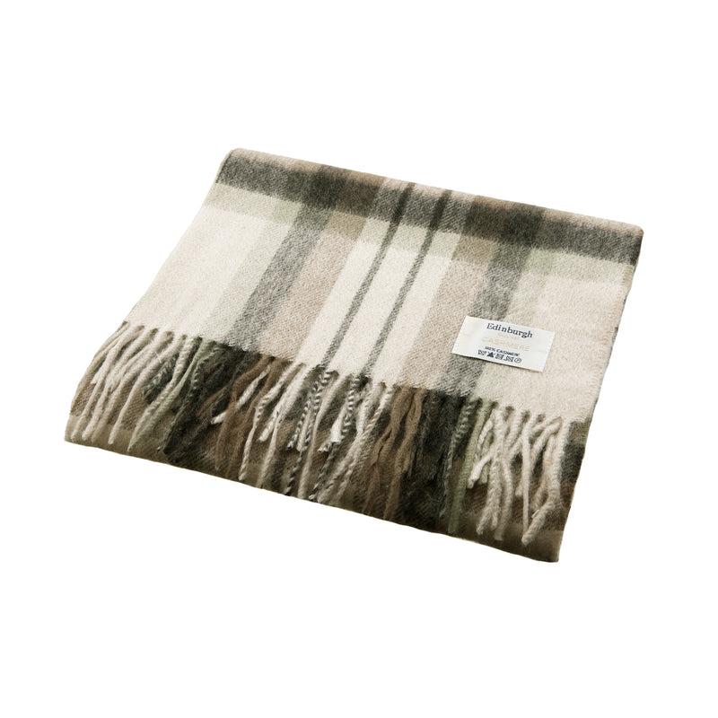 Edinburgh Cashmere Scarf Macduff Natural - Heritage Of Scotland - MACDUFF NATURAL