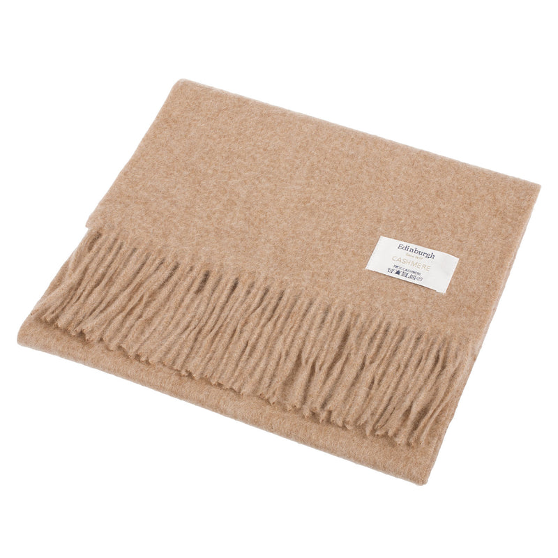 Edinburgh Cashmere Scarf Natural - Heritage Of Scotland - NATURAL